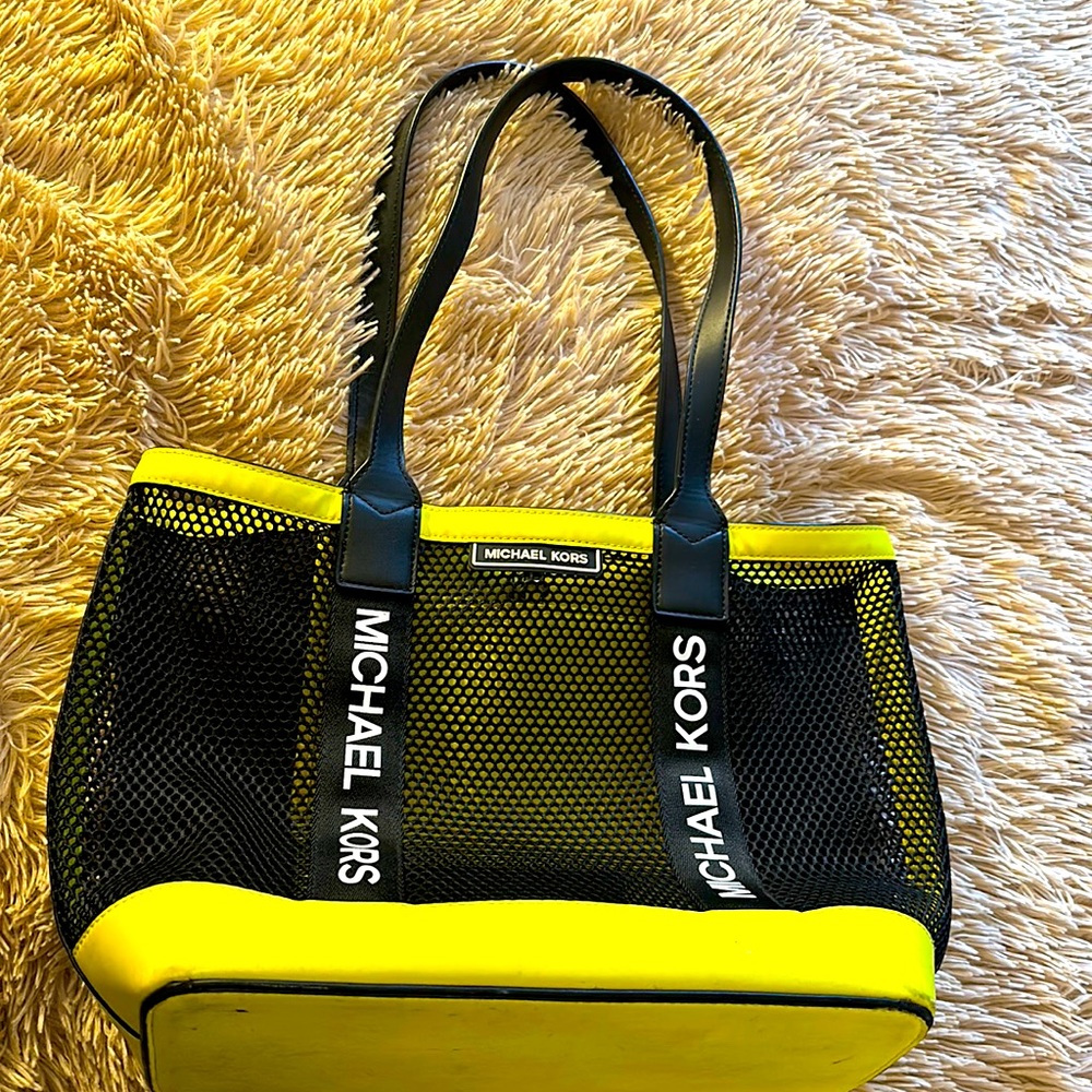 Michael Kors Neon Mesh Tote